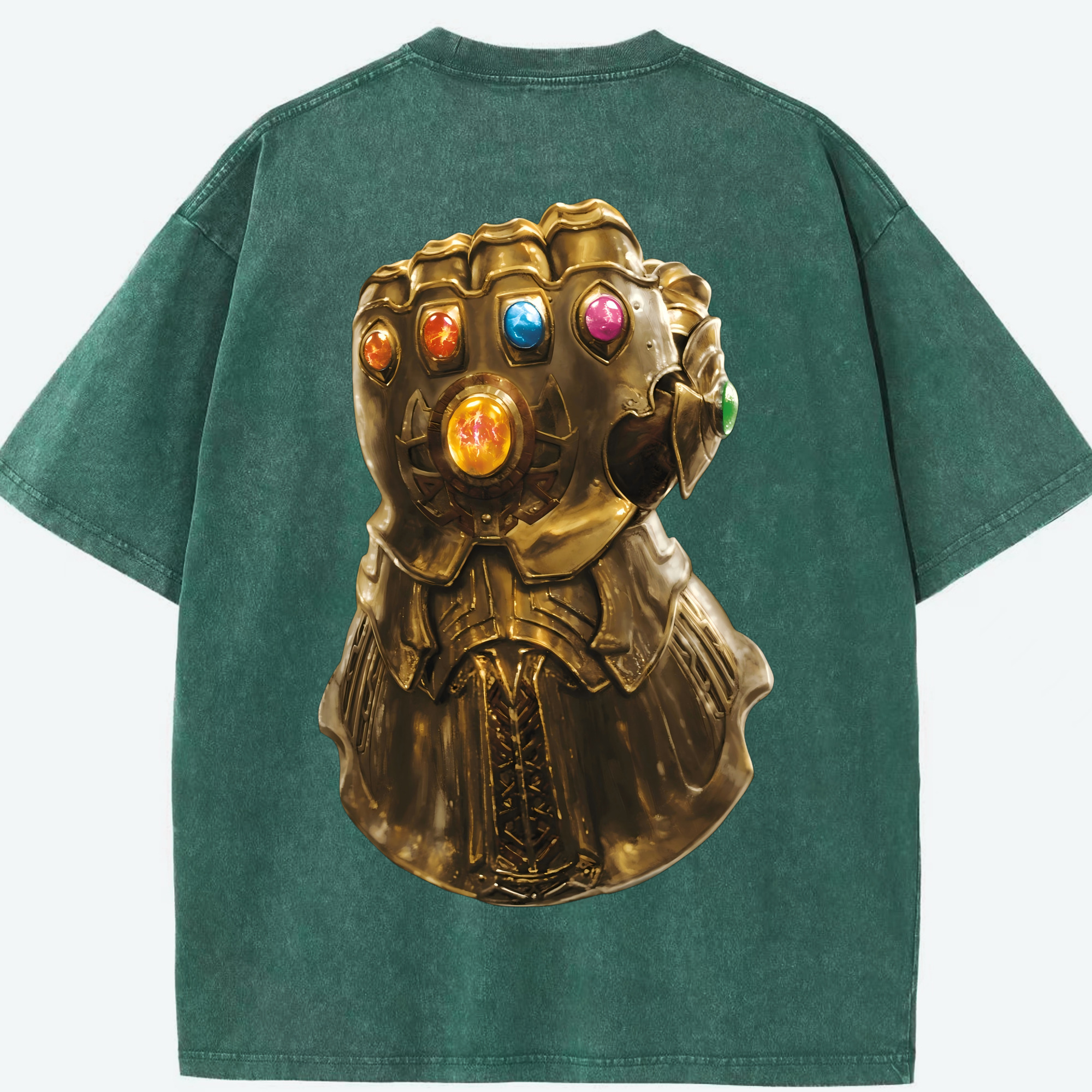 （画像用） アベンジャーズ The Avengers 綿100% ヴィンテージ風 半袖Tシャツ（背面プリント）